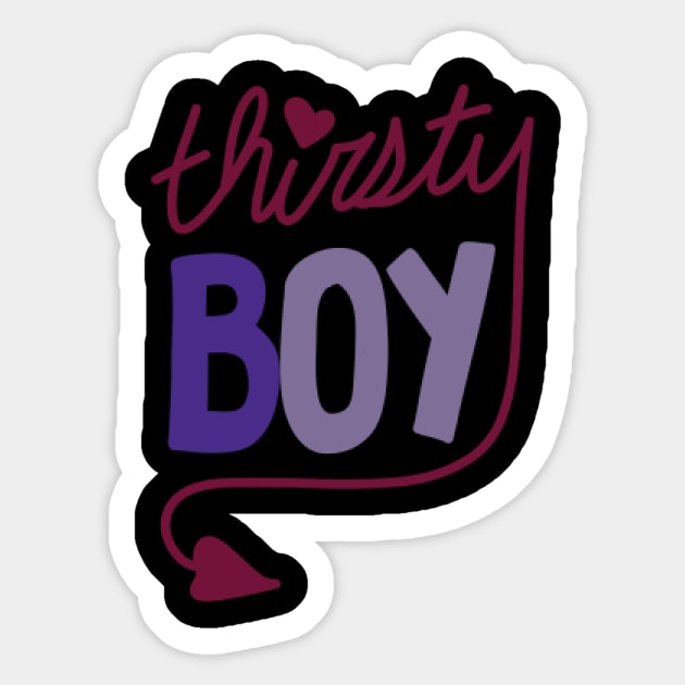 Thirsty Boy Sticker by KadyBeam